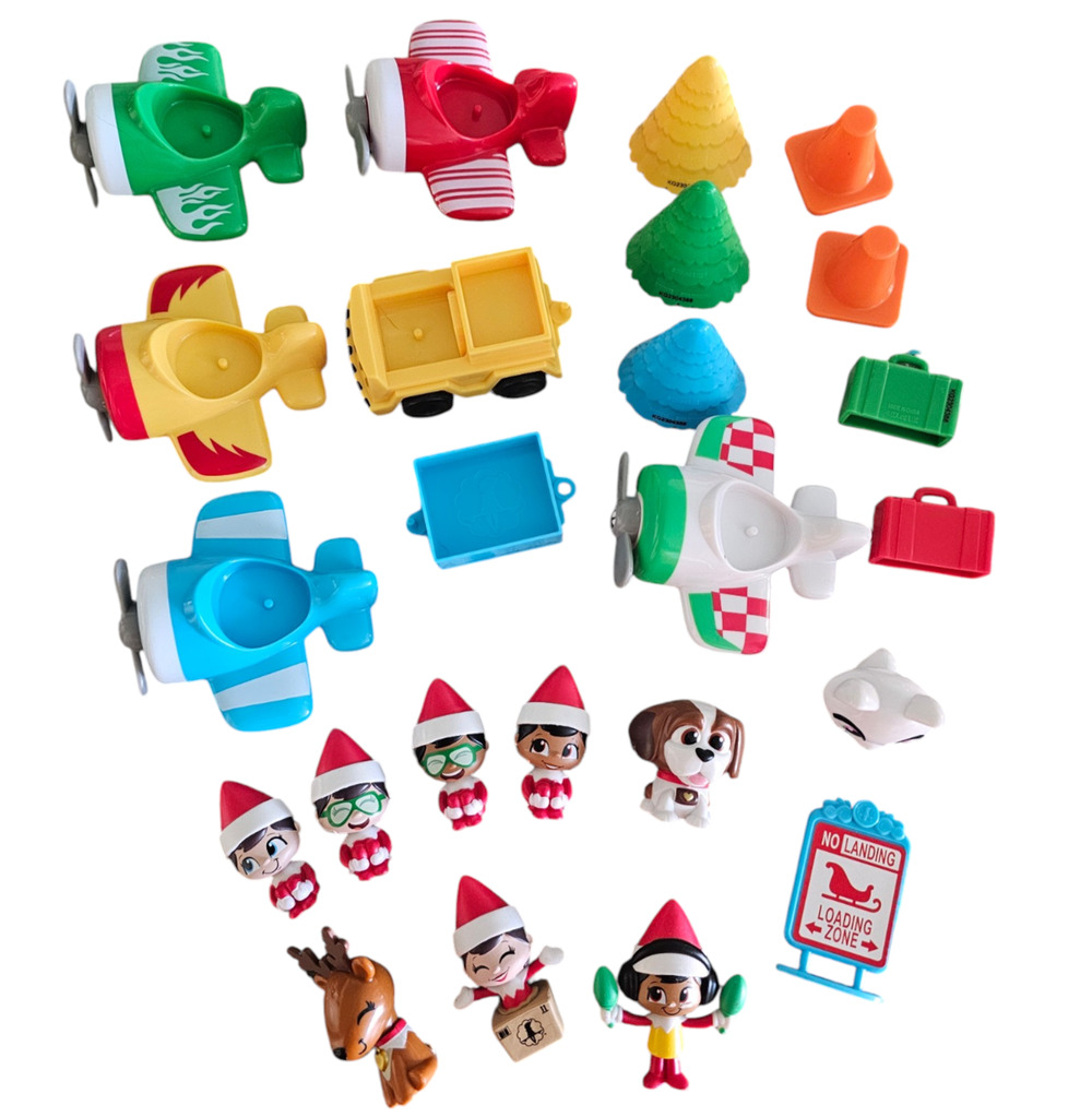 The Elf on the Shelf Festive Flyers Advent Calendar Figure Lot